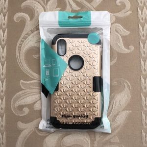 Brand new iPhone X (10) Rhinestone 3 layered case.